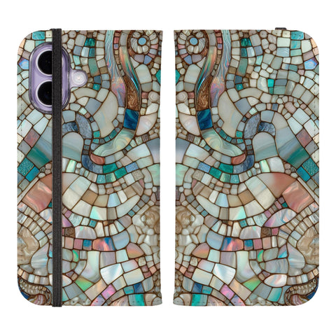 Mermaid Stained Glass Print Wallet Phone Case - The Urban Flair (Feat)