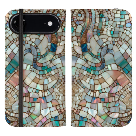 Mermaid Stained Glass Print Wallet Phone Case - The Urban Flair (Feat)