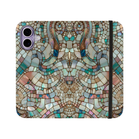 Mermaid Stained Glass Print Wallet Phone Case - The Urban Flair (Feat)