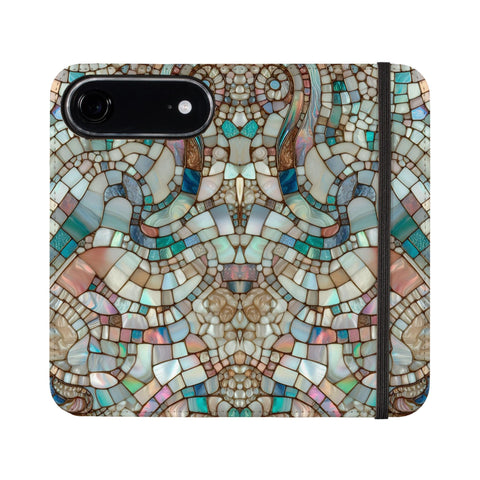 Mermaid Stained Glass Print Wallet Phone Case - The Urban Flair (Feat)
