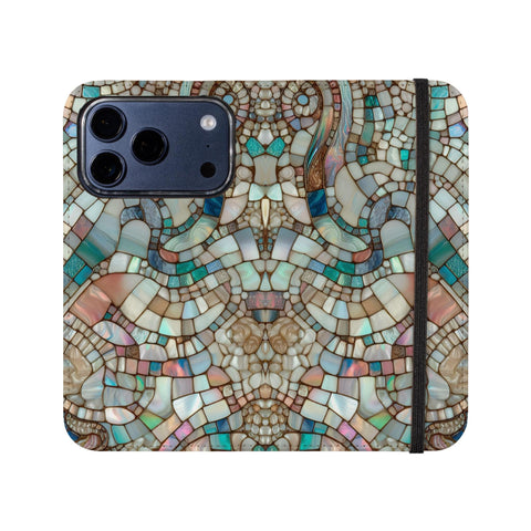 Mermaid Stained Glass Print Wallet Phone Case - The Urban Flair (Feat)