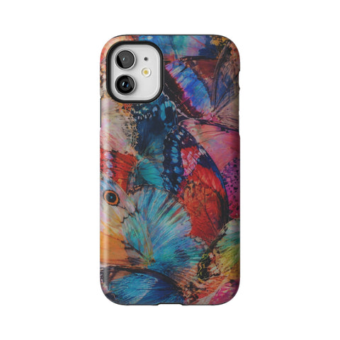 Colorful Butterfly Moth Wings Tough Phone Case for iPhone 11