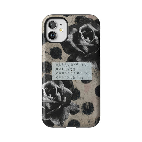 Attached To Nothing Tough Phone Case for iPhone 11