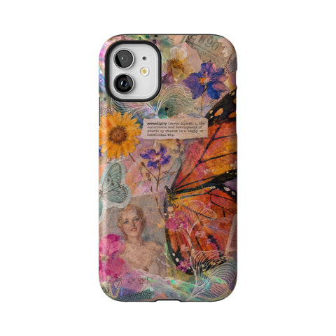 Monarch Collage Tough Phone Case for iPhone 11