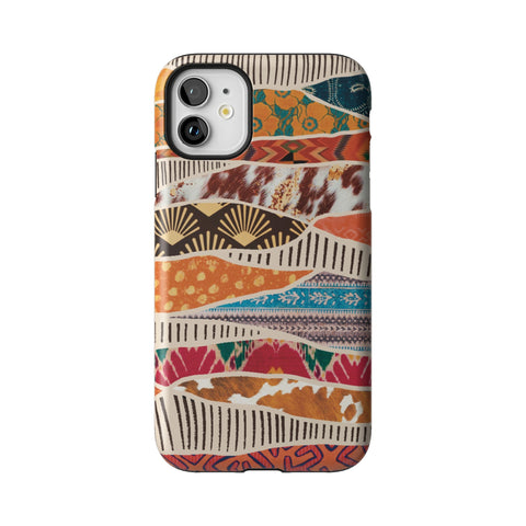 Abstract Southwestern Prints Tough Phone Case for iPhone 11