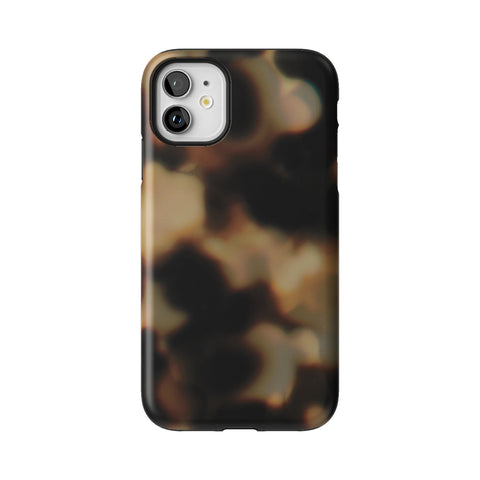 Layered Tortoise Shell Tough Phone Case for iPhone 11