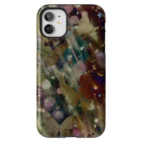 Y2K Whimsigoth Abstract Art Tough Phone Case for iPhone 11