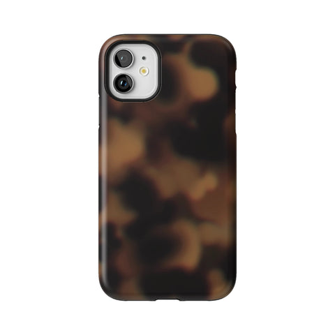 Classic Tortoise Shell Print Tough Phone Case for iPhone 11