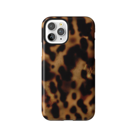 Grunge Tortoise Shell Print Tough Phone Case for iPhone 11 Pro