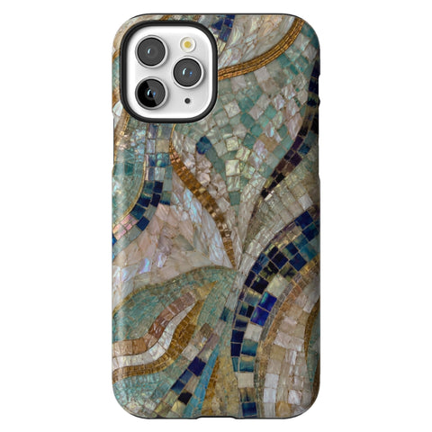 Sea Goddess Mosaic Print Tough Phone Case for iPhone 11 Pro