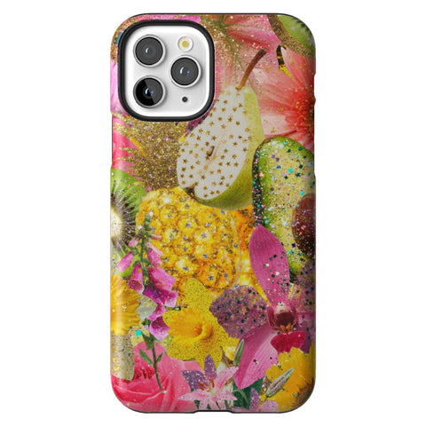 Tropical Fruit Floral Tough Phone Case for iPhone 11 Pro