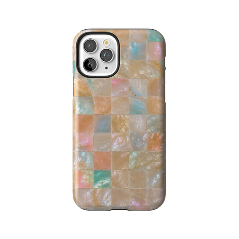 Peach Sorbet Tile Print Tough Phone Case for iPhone 11 Pro