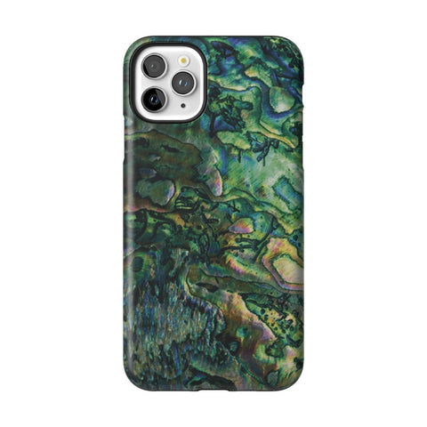 Green Abalone Shell Tough Phone Case for iPhone 11 Pro Max