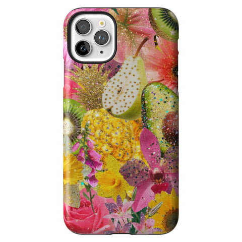 Tropical Fruit Floral Tough Phone Case for iPhone 11 Pro Max