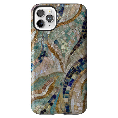 Sea Goddess Mosaic Print Tough Phone Case for iPhone 11 Pro Max