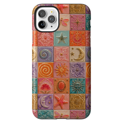 Nautical Whimsy Tiles Tough Phone Case for iPhone 11 Pro Max