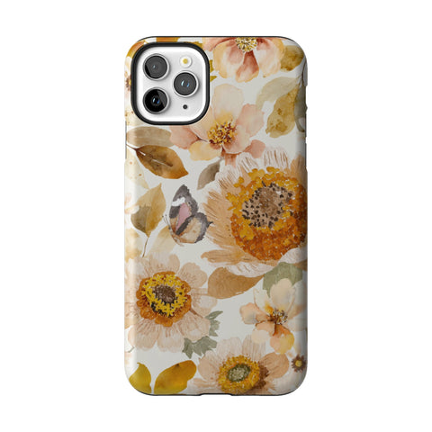 Rustic Boho Floral Tough Phone Case for iPhone 11 Pro Max