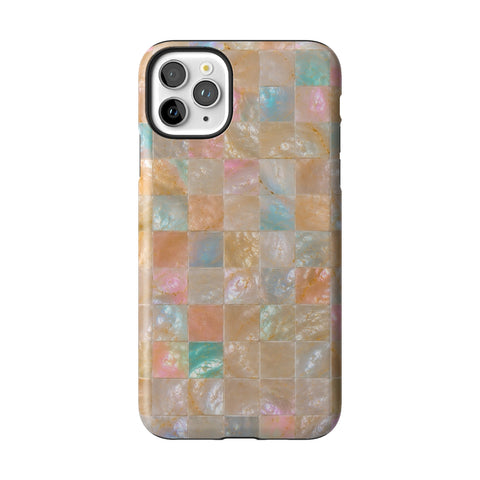 Peach Sorbet Tile Print Tough Phone Case for iPhone 11 Pro Max