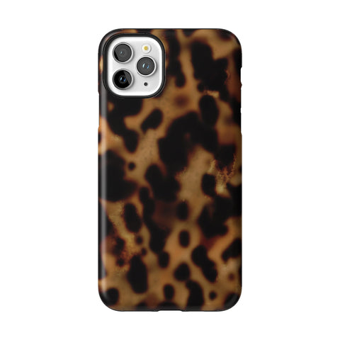 Grunge Tortoise Shell Print Tough Phone Case for iPhone 11 Pro Max