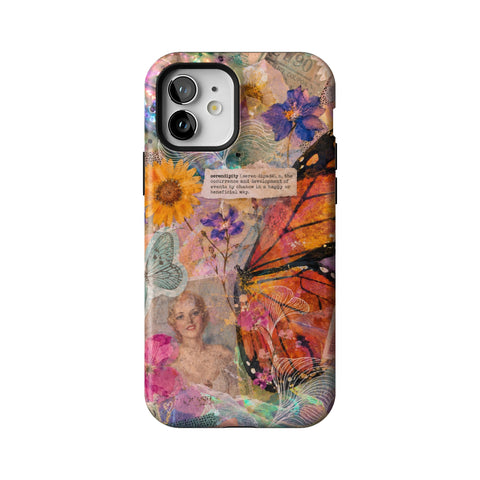 Monarch Collage Tough Phone Case for iPhone 12