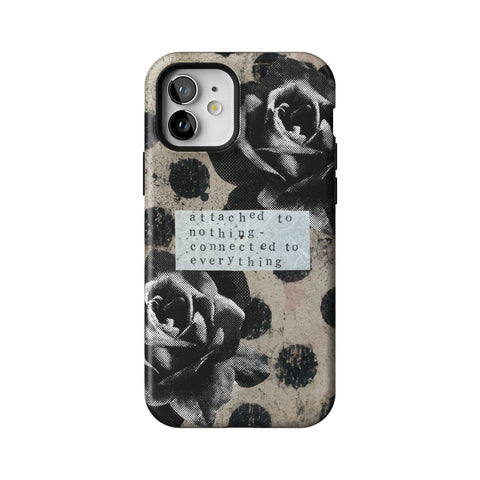 Attached To Nothing Tough Phone Case for iPhone 12