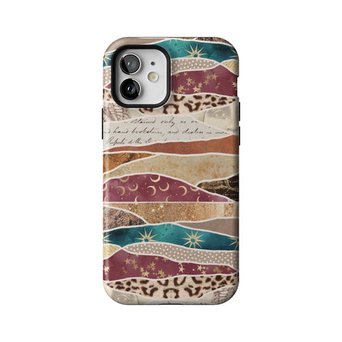 Boho Abstract Tough Phone Case for iPhone 12