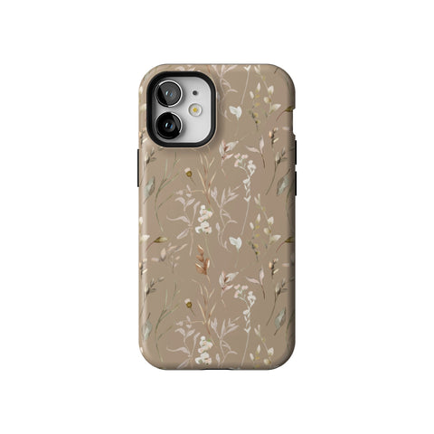 Boho Floral Tough Phone Case for iPhone 12 Mini