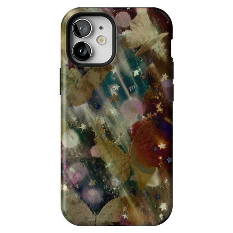 Y2K Whimsigoth Abstract Art Tough Phone Case for iPhone 12 Mini