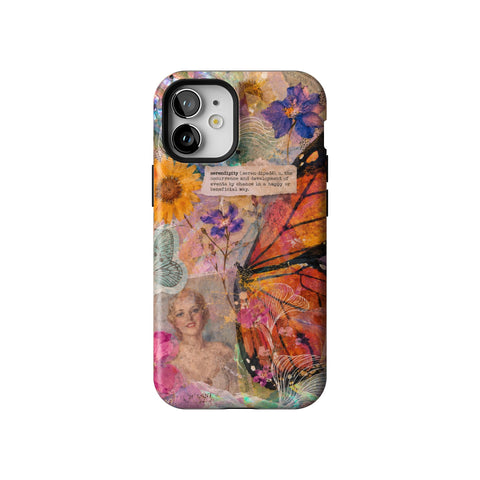Monarch Collage Tough Phone Case for iPhone 12 Mini