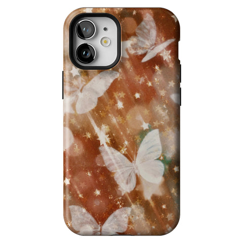 Terracotta Butterfly Tough Phone Case for iPhone 12 Mini