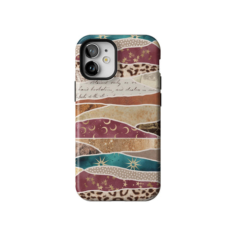 Boho Abstract Tough Phone Case for iPhone 12 Mini