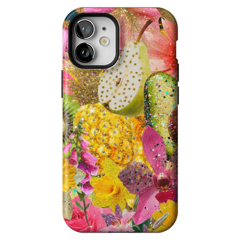 Tropical Fruit Floral Tough Phone Case for iPhone 12 Mini