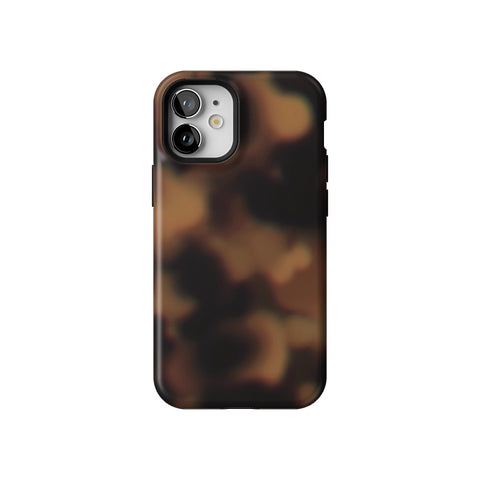 Classic Tortoise Shell Print Tough Phone Case for iPhone 12 Mini