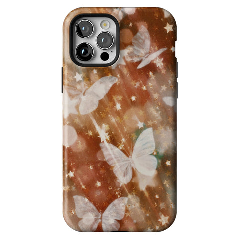 Terracotta Butterfly Tough Phone Case for iPhone 12 Pro