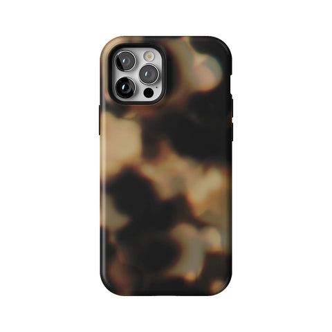 Layered Tortoise Shell Tough Phone Case for iPhone 12 Pro