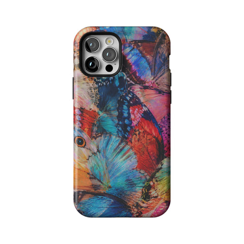Colorful Butterfly Moth Wings Tough Phone Case for iPhone 12 Pro
