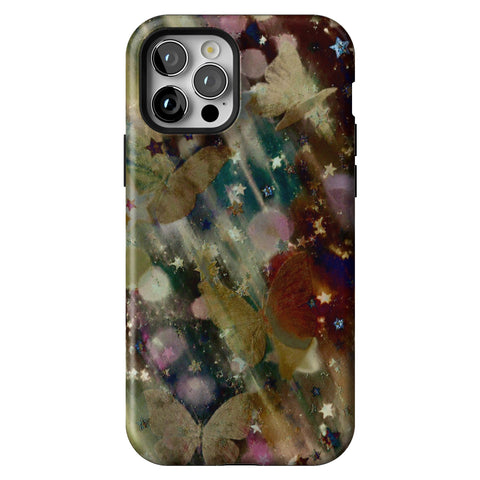 Y2K Whimsigoth Abstract Art Tough Phone Case for iPhone 12 Pro