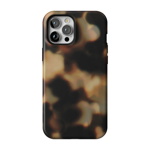 Layered Tortoise Shell Tough Phone Case for iPhone 12 Pro Max