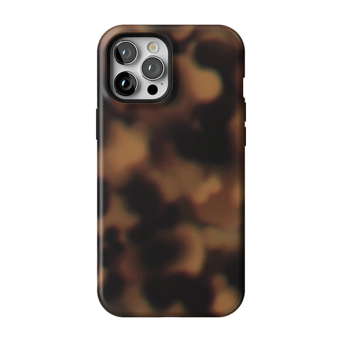 Classic Tortoise Shell Print Tough Phone Case for iPhone 12 Pro Max