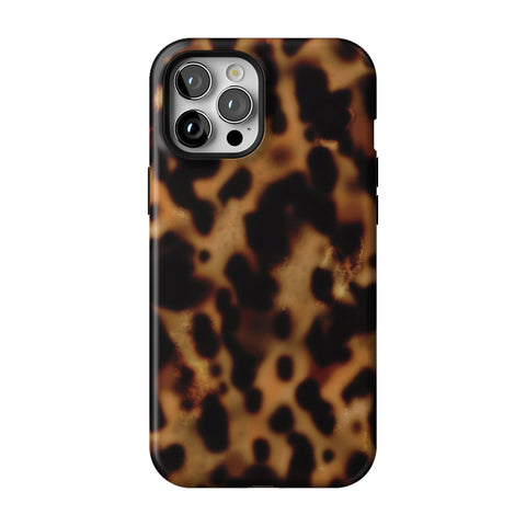 Grunge Tortoise Shell Print Tough Phone Case for iPhone 12 Pro Max