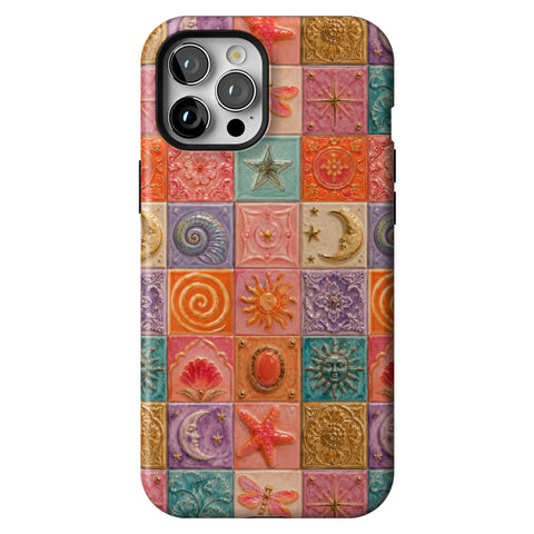 Nautical Whimsy Tiles Tough Phone Case for iPhone 12 Pro Max