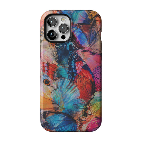 Colorful Butterfly Moth Wings Tough Phone Case for iPhone 12 Pro Max