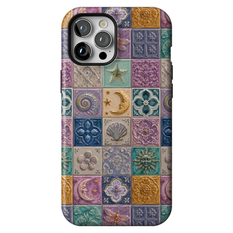 Mermaid Whimsy Tiles Tough Phone Case for iPhone 12 Pro Max