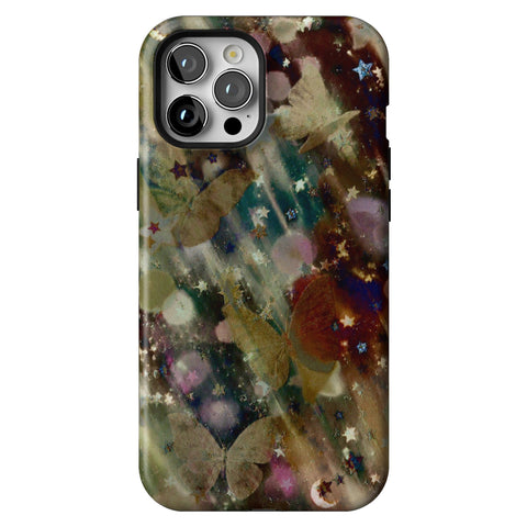 Y2K Whimsigoth Abstract Art Tough Phone Case for iPhone 12 Pro Max