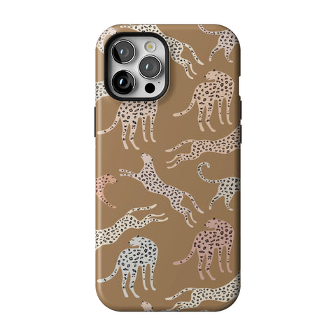 Trendy Cheetah Print Tough Phone Case for iPhone 12 Pro Max
