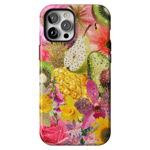 Tropical Fruit Floral Tough Phone Case for iPhone 12 Pro Max