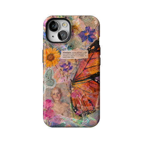 Monarch Collage Tough Phone Case for iPhone 13