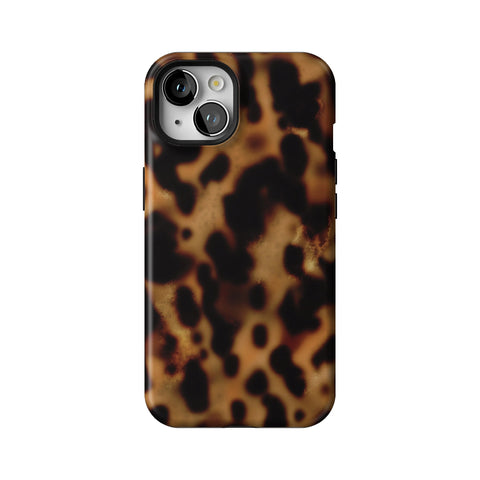 Grunge Tortoise Shell Print Tough Phone Case for iPhone 13