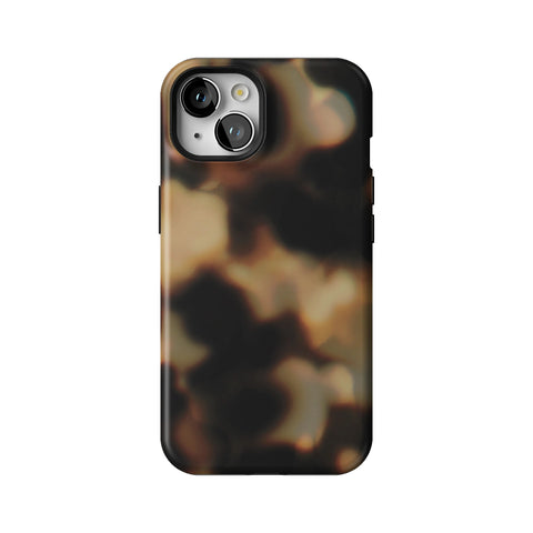 Layered Tortoise Shell Tough Phone Case for iPhone 13