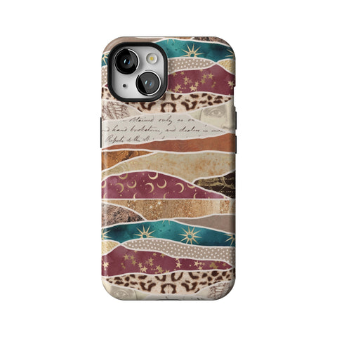Boho Abstract Tough Phone Case for iPhone 13
